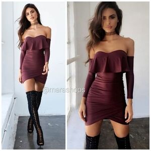 Tiger Mist Kylie Plum Dress